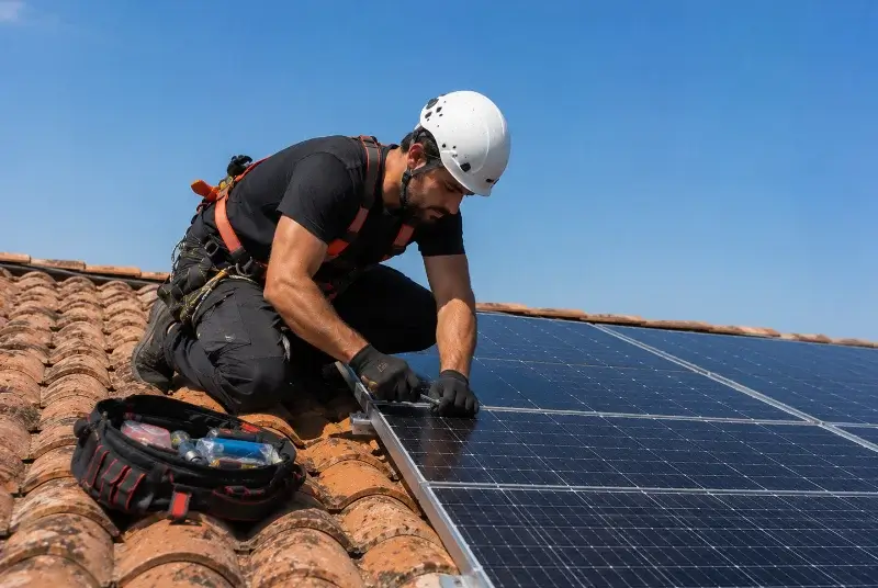 Maintenance et monitoring de panneaux solaires à Cornillé