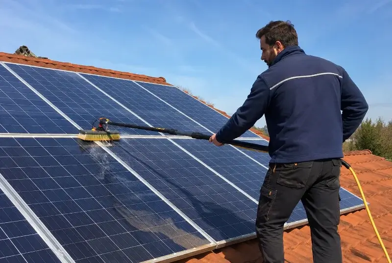 Nettoyage et entretien de panneaux solaires à Cornillé